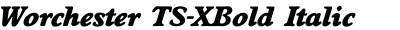 Worchester TS-XBold Italic